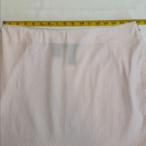 Ralph Lauren Pink Gingham Stretch Mini Skirt Size 12 Preppy Y2K - Picture 4 of 10